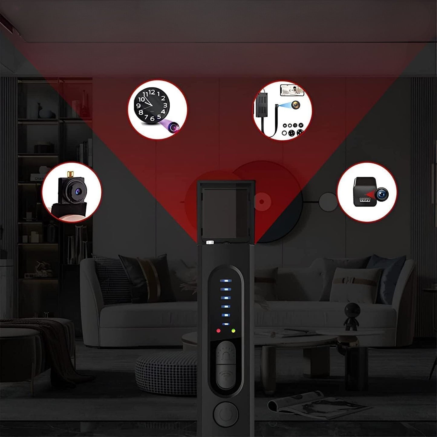 كواشف الكاميرات المخفية