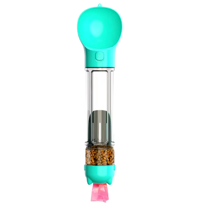 4-i-1 flaska för att återfukta och ge näring åt din hund 