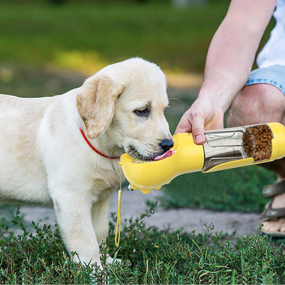 4-in-1 bottle to hydrate and nourish your dog 